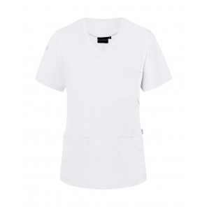 Karlowsky Ladies' Slip-on Tunic Essential Short Sl. - White - XL