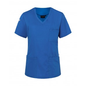 Karlowsky Ladies' Slip-on Tunic Essential Short Sl. - Royal Blue - XL