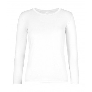 B&C #E190 LSL /women - White - L