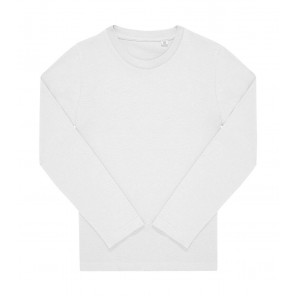B&C #E150 LSL T-Shirt /kids - White - 5/6(110/116)