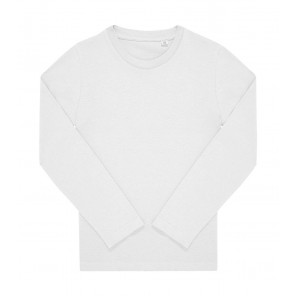B&C #E150 LSL T-Shirt /kids - White - 9/11(134/146)