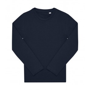 B&C #E150 LSL T-Shirt /kids - Navy - 9/11(134/146)