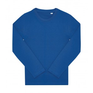 B&C #E150 LSL T-Shirt /kids - Royal Blue - 9/11(134/146)