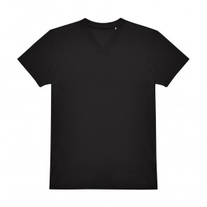 B&C #E150 V T-Shirt - Black - XS