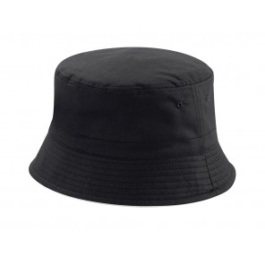Beechfield Reversible Bucket Hat - Black/Light Grey - S/M