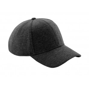 Beechfield Jersey Athleisure Baseball Cap - Heather Graphite - OneSize