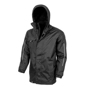 Result Core Printable 3-in-1 Transit Jacket - Black - XL