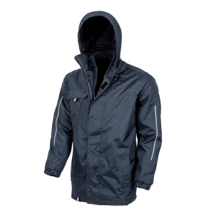 Result Core Printable 3-in-1 Transit Jacket - Navy Blue - 4XL