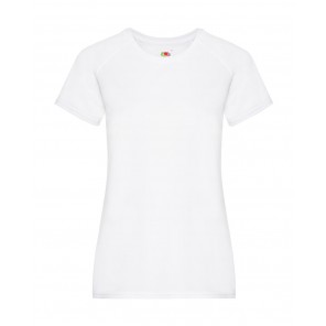 Fruit of the Loom Ladies' Performance T - White - 2XL
