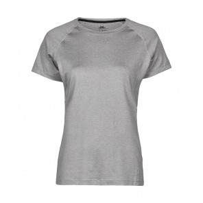 Tee Jays COOLdry Ladies' Tee - Grey Melange - XL
