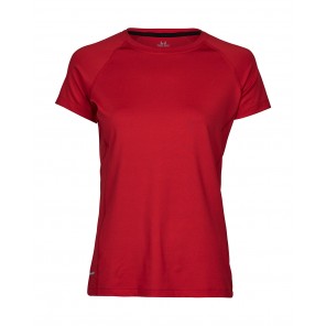 Tee Jays COOLdry Ladies' Tee - Red - XL
