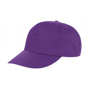 Result Headwear Houston 5-Panel Printers Cap - Purple - OneSize