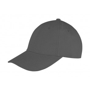 Result Headwear Memphis 6-Panel Low Profile Cap - Charcoal Grey - OneSize