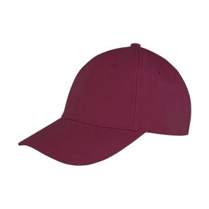Result Headwear Memphis 6-Panel Low Profile Cap - Burgundy - OneSize