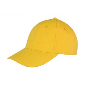 Result Headwear Memphis 6-Panel Low Profile Cap - Yellow - OneSize
