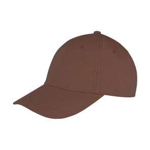 Result Headwear Memphis 6-Panel Low Profile Cap - Chocolate Brown - OneSize