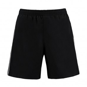 Kustom Kit Classic Fit Track Short - Black/White - S