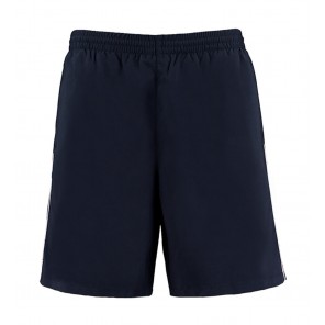 Kustom Kit Classic Fit Track Short - Navy/White - M