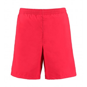 Kustom Kit Classic Fit Track Short - Red/White - 2XL