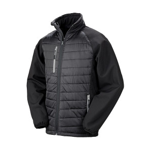Result Genuine Recycled Compass Padded Softshell - Grey - L