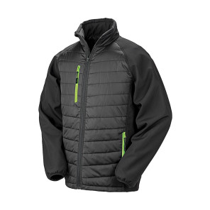 Result Genuine Recycled Compass Padded Softshell - Yellow - XS