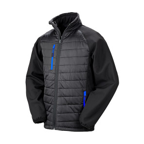 Result Genuine Recycled Compass Padded Softshell - Black - 3XL