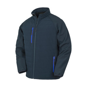 Result Genuine Recycled Compass Padded Softshell - Navy Blue - 3XL
