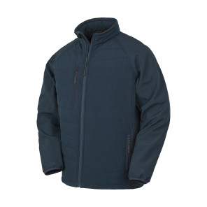 Result Genuine Recycled Compass Padded Softshell - Navy Blue - S