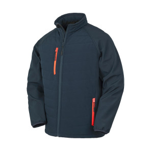 Result Genuine Recycled Compass Padded Softshell - Red - S