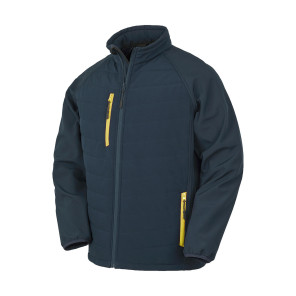 Result Genuine Recycled Compass Padded Softshell - Yellow - S