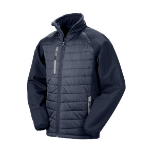 Result Genuine Recycled Compass Padded Softshell - Grey - S