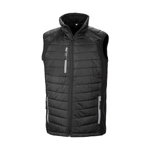 Result Genuine Recycled Compass Padded Softshell Gilet - Grey - XS