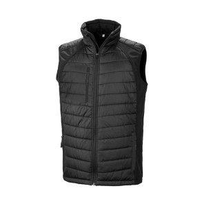 Result Genuine Recycled Compass Padded Softshell Gilet - Black - 4XL