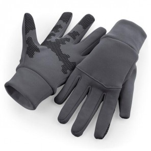 Beechfield Softshell Sports Tech Gloves - Graphite Grey - L/XL