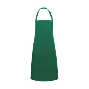 Karlowsky Oversize Bib Apron with Buckle and Pocket - Forest Green - OneSize