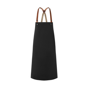 Karlowsky Bib Apron Green-Generation - Black - ONE SIZE