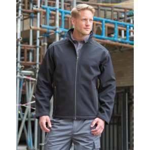 Result Work-Guard Men's Treble Stitch Softshell