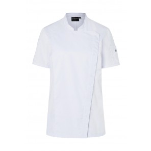 Karlowsky Short-Sleeve Ladies' Chef Jacket Modern-Look - White - 50