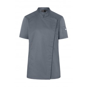 Karlowsky Short-Sleeve Ladies' Chef Jacket Modern-Look - Anthracite - 50