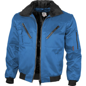 Qualitex Pilotenjacke einfarbig Royal - XL