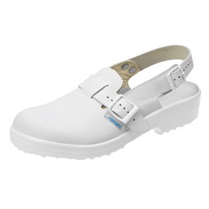 Abeba Sicherheitsschuhe Classic SB Clog weiß CE SRC