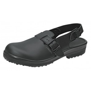 Abeba Sicherheitsschuhe Classic SB Clog schwarz HACCP CE SRC