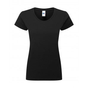 Russell Ladies' Authentic Classic T - Black - S