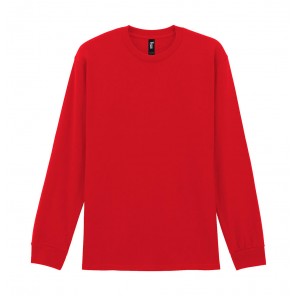 Gildan Hammer™ Adult Long Sleeve T-Shirt - Sport Scarlet Red - M