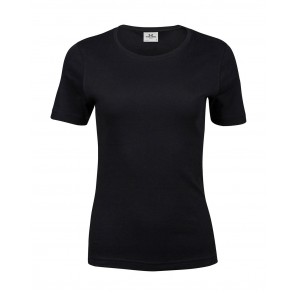 Tee Jays Ladies' Interlock T-Shirt - Black - XL