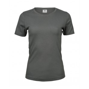 Tee Jays Ladies' Interlock T-Shirt - Powder Grey - L