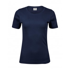 Tee Jays Ladies' Interlock T-Shirt - Navy - XL
