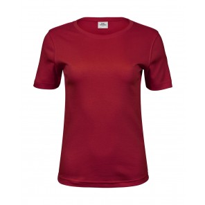 Tee Jays Ladies' Interlock T-Shirt - Deep Red - XL