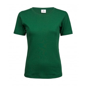 Tee Jays Ladies' Interlock T-Shirt - Forest Green - 2XL