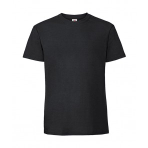 Fruit of the Loom Iconic 195 Ringspun Premium T - Black - 5XL